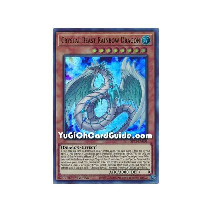 Crystal Beast Rainbow Dragon (Ultra Rare) – Ghosts From the Past The 2nd Haunting | Carta YUGIOH en México