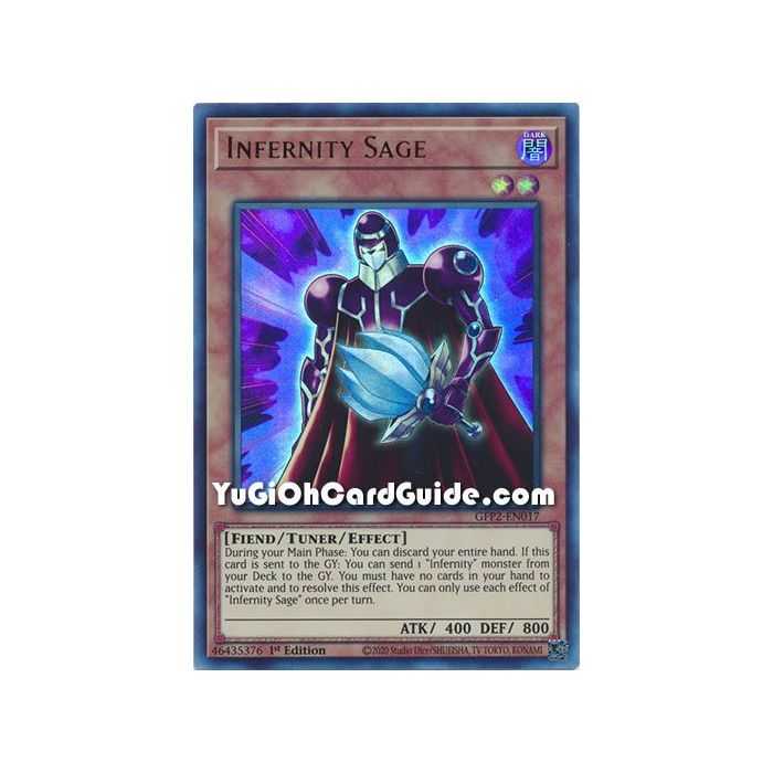 Infernity Sage (Ultra Rare) – Ghosts From the Past The 2nd Haunting | Carta YUGIOH en México
