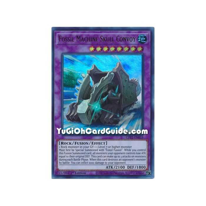 Fossil Machine Skull Convoy (Ultra Rare) – Ghosts From the Past The 2nd Haunting | Carta YUGIOH en México