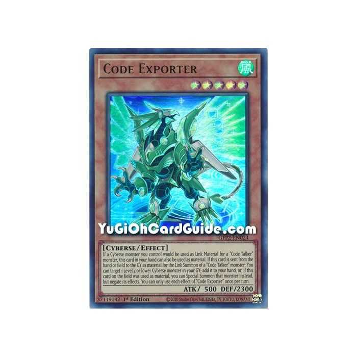 Code Exporter (Ultra Rare) – Ghosts From the Past The 2nd Haunting | Carta YUGIOH en México