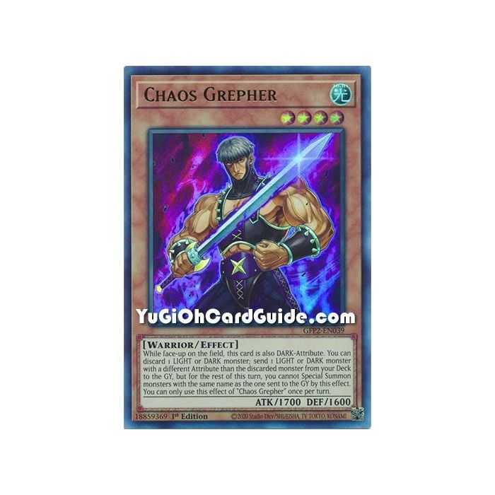Chaos Grepher (Ultra Rare) – Ghosts From the Past The 2nd Haunting | Carta YUGIOH en México