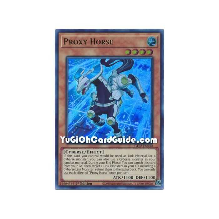 Proxy Horse (Ultra Rare) – Ghosts From the Past The 2nd Haunting | Carta YUGIOH en México