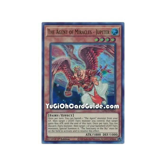 The Agent of Miracles - Jupiter  (Ultra Rare) – Ghosts From the Past The 2nd Haunting | Carta YUGIOH en México