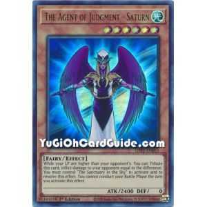 The Agent of Judgment - Saturn  (Ultra Rare) – Ghosts From the Past The 2nd Haunting | Carta YUGIOH en México