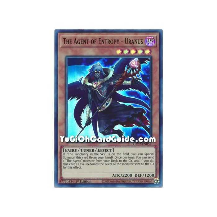 The Agent of Entropy - Uranus  (Ultra Rare) – Ghosts From the Past The 2nd Haunting | Carta YUGIOH en México