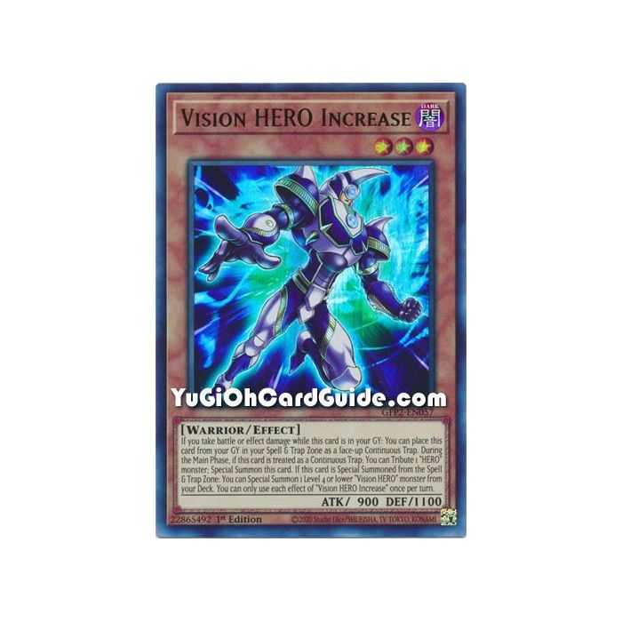 Vision HERO Increase (Ultra Rare) – Ghosts From the Past The 2nd Haunting | Carta YUGIOH en México