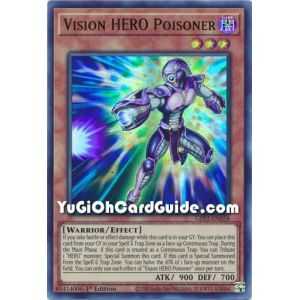 Vision HERO Poisoner  (Ultra Rare) – Ghosts From the Past The 2nd Haunting | Carta YUGIOH en México