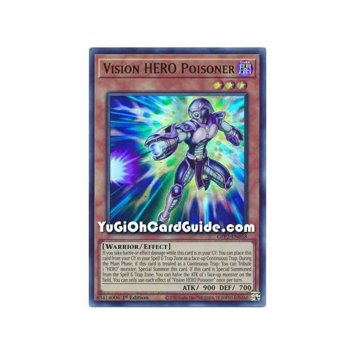 Vision HERO Poisoner  (Ultra Rare) – Ghosts From the Past The 2nd Haunting | Carta YUGIOH en México