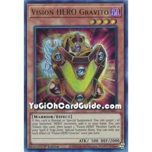 Vision HERO Gravito  (Ultra Rare) – Ghosts From the Past The 2nd Haunting | Carta YUGIOH en México