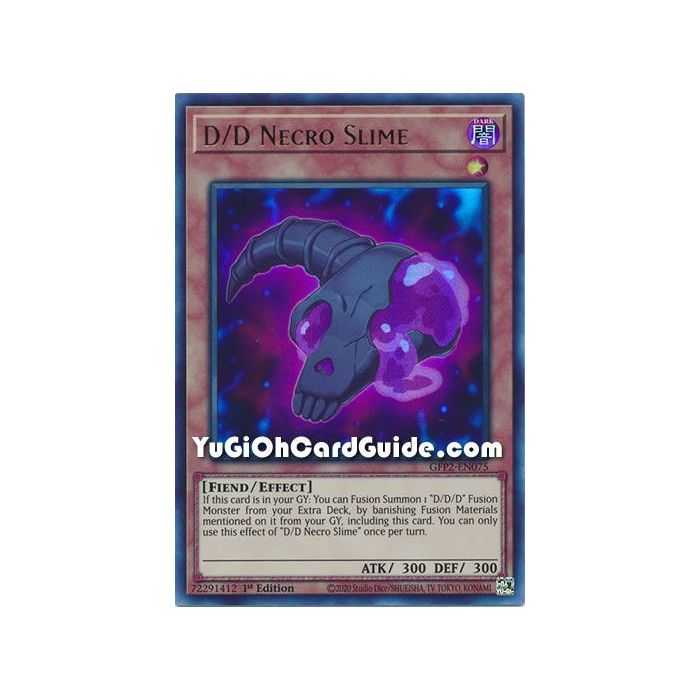 D/D Necro Slime (Ultra Rare) – Ghosts From the Past The 2nd Haunting | Carta YUGIOH en México