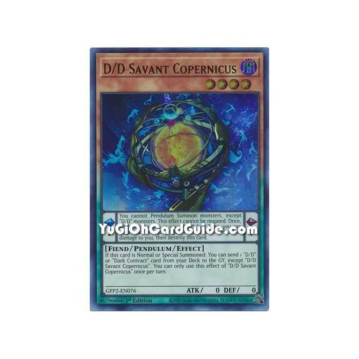 D/D Savant Copernicus (Ultra Rare) – Ghosts From the Past The 2nd Haunting | Carta YUGIOH en México