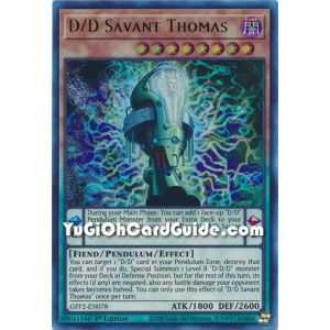 D/D Savant Thomas (Ultra Rare) – Ghosts From the Past The 2nd Haunting | Carta YUGIOH en México