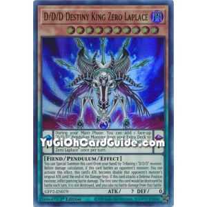 D/D/D Destiny King Zero Laplace (Ultra Rare) – Ghosts From the Past The 2nd Haunting | Carta YUGIOH en México