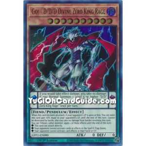 Go! - D/D/D Divine Zero King Rage (Ultra Rare) – Ghosts From the Past The 2nd Haunting | Carta YUGIOH en México