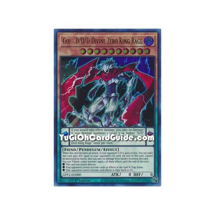 Go! - D/D/D Divine Zero King Rage (Ultra Rare) – Ghosts From the Past The 2nd Haunting | Carta YUGIOH en México