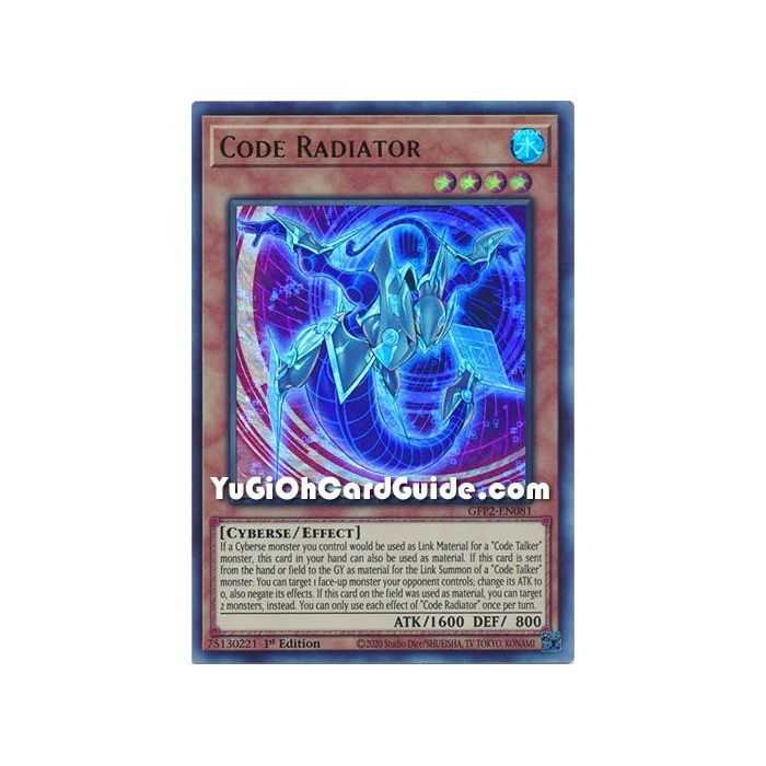 Code Radiator (Ultra Rare) – Ghosts From the Past The 2nd Haunting | Carta YUGIOH en México