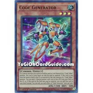 Code Generator (Ultra Rare) – Ghosts From the Past The 2nd Haunting | Carta YUGIOH en México