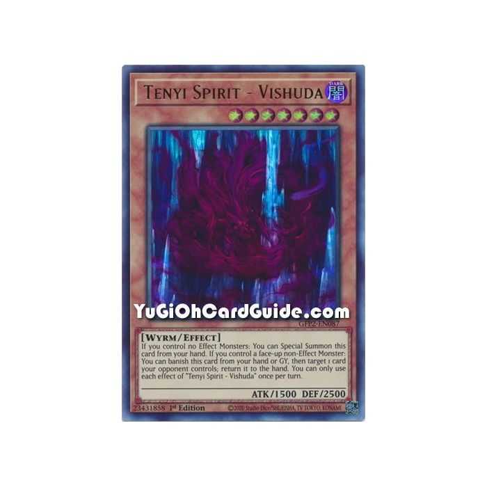 Tenyi Spirit - Vishuda (Ultra Rare) – Ghosts From the Past The 2nd Haunting | Carta YUGIOH en México