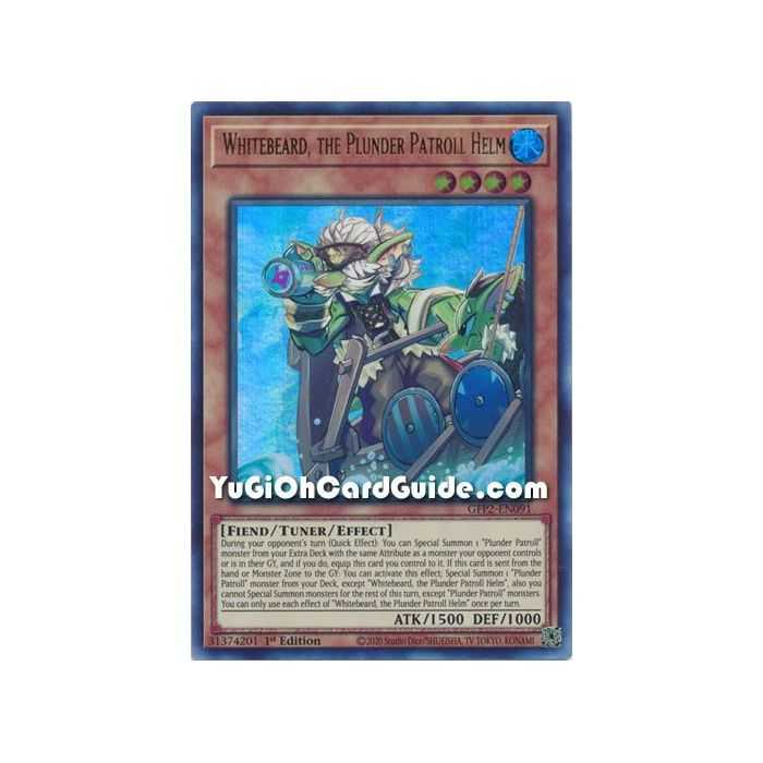 Whitebeard, the Plunder Patroll Helm (Ultra Rare) – Ghosts From the Past The 2nd Haunting | Carta YUGIOH en México