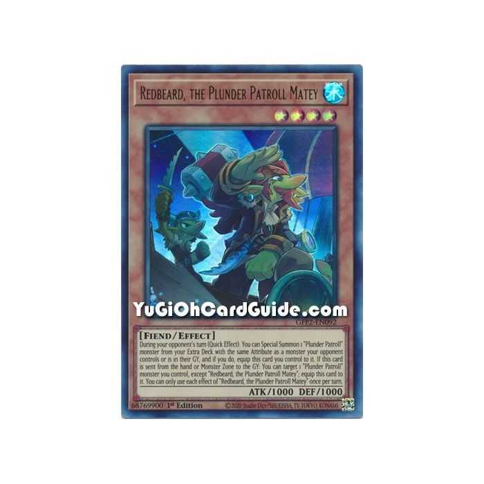 Redbeard, the Plunder Patroll Matey (Ultra Rare) – Ghosts From the Past The 2nd Haunting | Carta YUGIOH en México