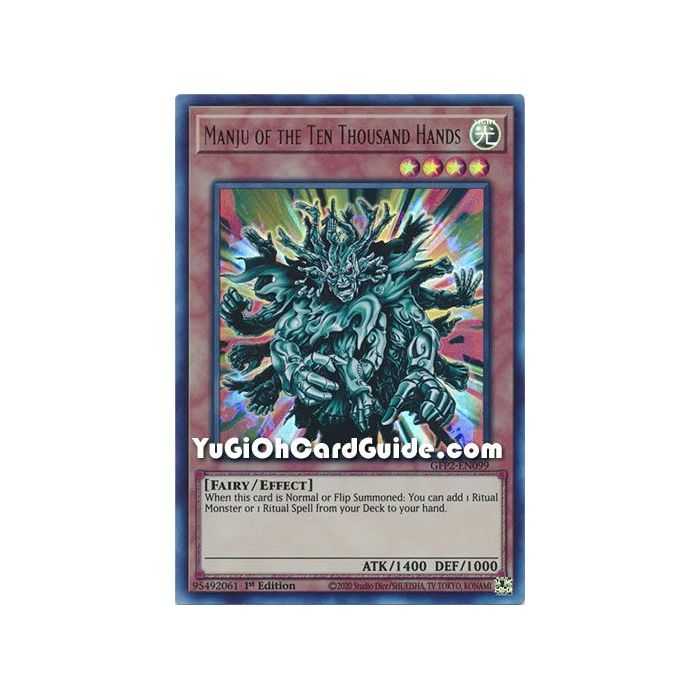 Manju of the Ten Thousand Hands (Ultra Rare) – Ghosts From the Past The 2nd Haunting | Carta YUGIOH en México