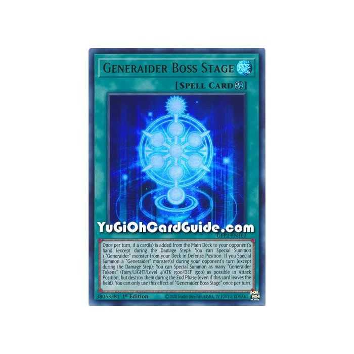 Generaider Boss Stage (Ultra Rare) – Ghosts From the Past The 2nd Haunting | Carta YUGIOH en México