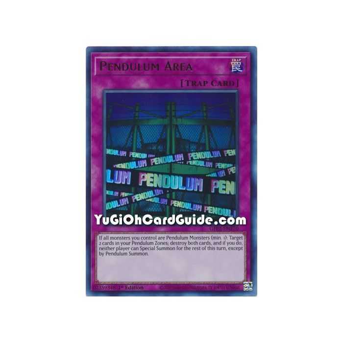 Pendulum Area (Ultra Rare) – Ghosts From the Past The 2nd Haunting | Carta YUGIOH en México
