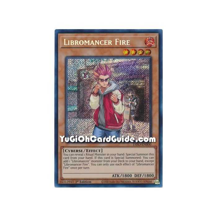 Libromancer Fire (Secret Rare) – Dimension Force | Carta YUGIOH en México