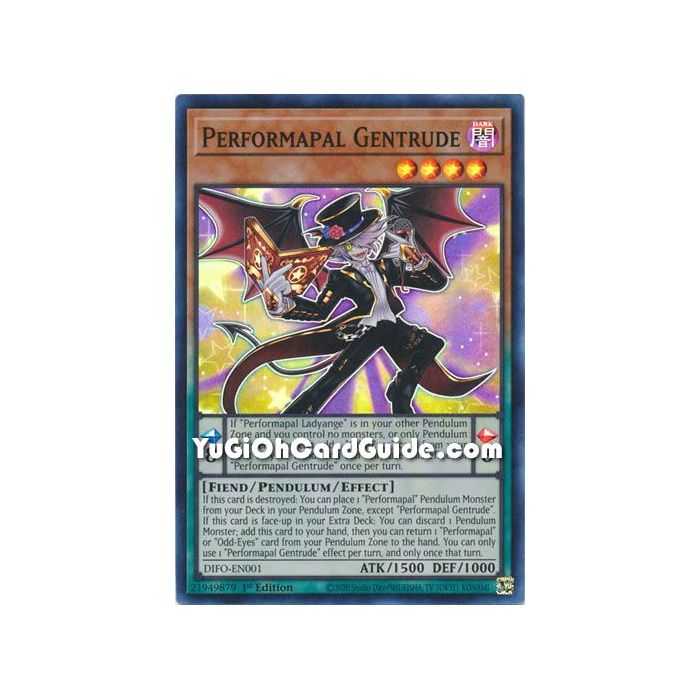 Performapal Gentrude (Super Rare) – Dimension Force | Carta YUGIOH en México