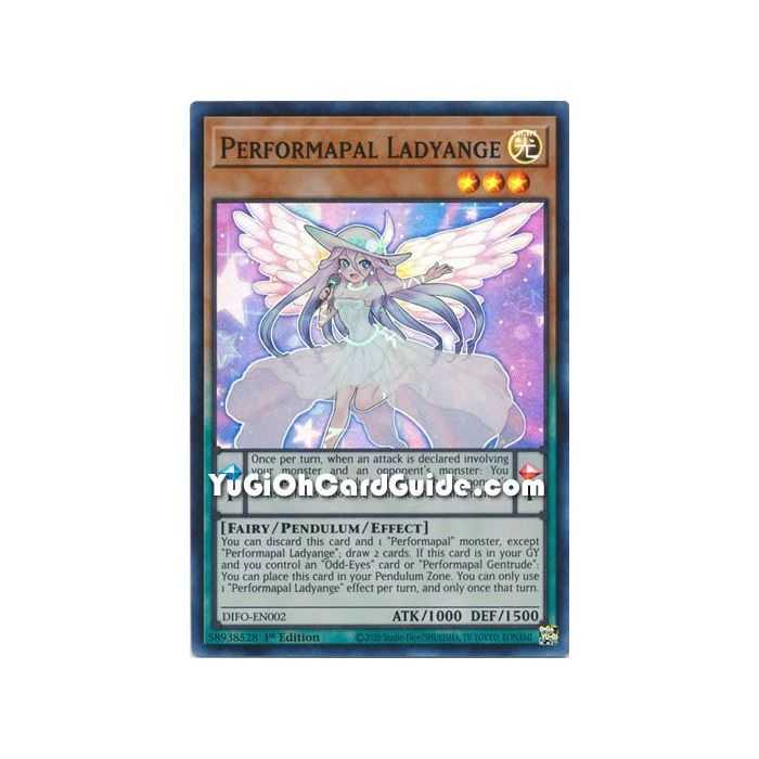 Performapal Ladyange (Super Rare) – Dimension Force | Carta YUGIOH en México