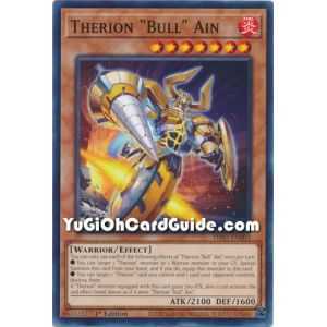 Therion "Bull" Ain (Common) – Dimension Force | Carta YUGIOH en México