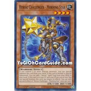 Heroic Challenger - Morning Star (Common) – Dimension Force | Carta YUGIOH en México