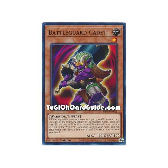 Battleguard Cadet (Common) – Dimension Force | Carta YUGIOH en México