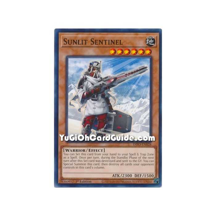 Sunlit Sentinel (Common) – Dimension Force | Carta YUGIOH en México