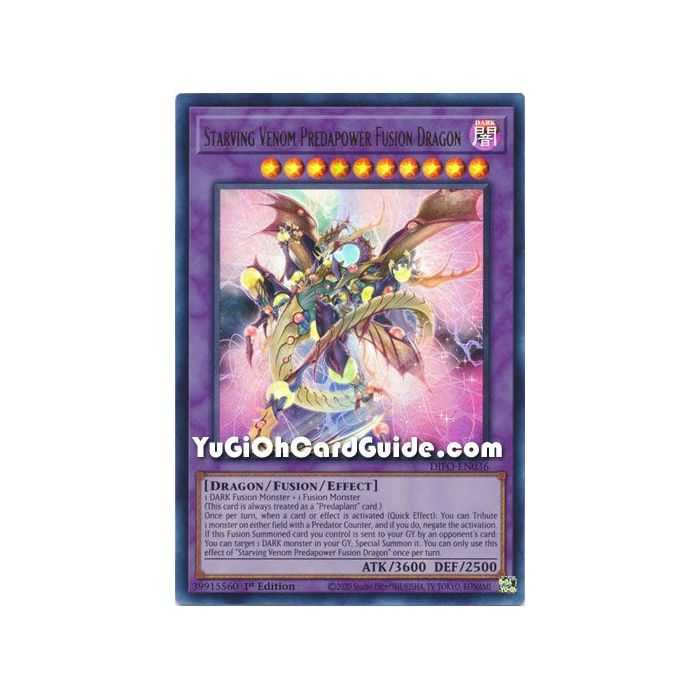 Starving Venom Predapower Fusion Dragon (Ultra Rare) – Dimension Force | Carta YUGIOH en México