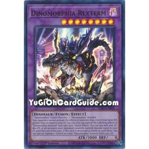 Dinomorphia Rexterm (Ultra Rare) – Dimension Force | Carta YUGIOH en México