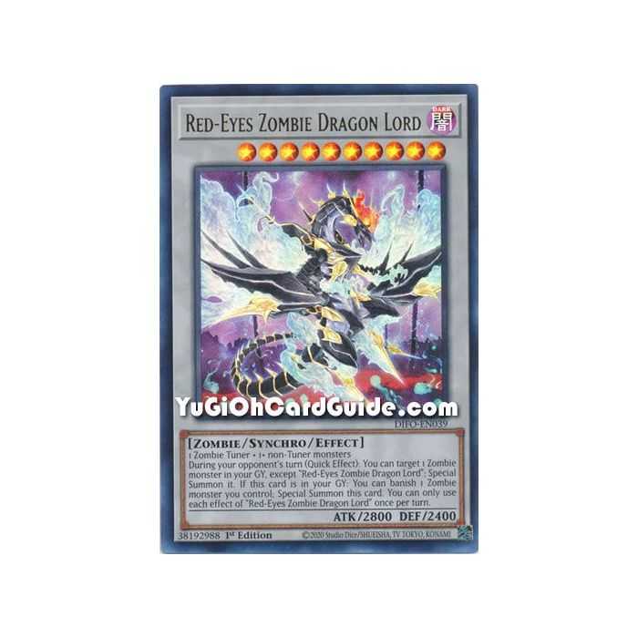 Red-Eyes Zombie Dragon Lord (Ultra Rare) – Dimension Force | Carta YUGIOH en México