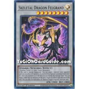 Skeletal Dragon Felgrand (Ultra Rare) – Dimension Force | Carta YUGIOH en México