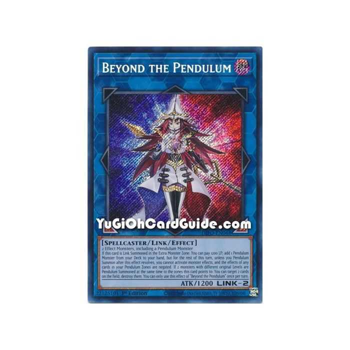 Beyond the Pendulum (Secret Rare) – Dimension Force | Carta YUGIOH en México