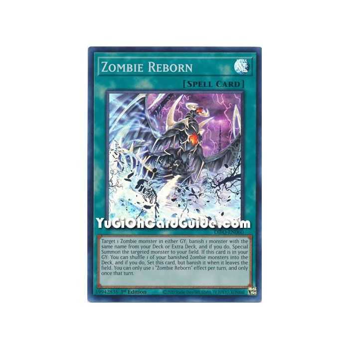 Zombie Reborn (Super Rare) – Dimension Force | Carta YUGIOH en México