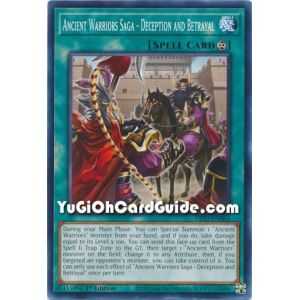 Ancient Warriors Saga - Deception and Betrayal (Common) – Dimension Force | Carta YUGIOH en México
