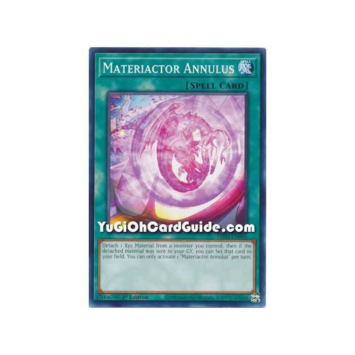 Materiactor Annulus (Common) – Dimension Force | Carta YUGIOH en México