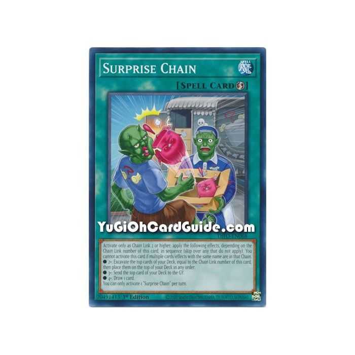 Surprise Chain (Common) – Dimension Force | Carta YUGIOH en México