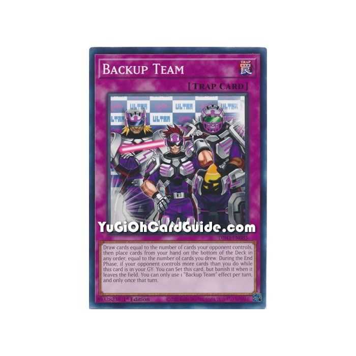 Backup Team (Common) – Dimension Force | Carta YUGIOH en México