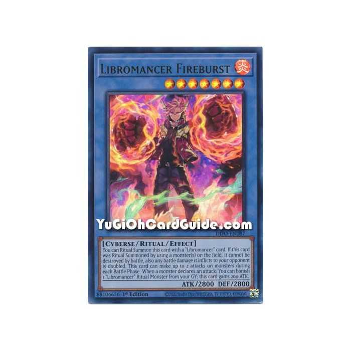 Libromancer Fireburst (Ultra Rare) – Dimension Force | Carta YUGIOH en México