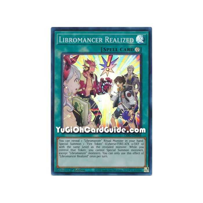 Libromancer Realized (Super Rare) – Dimension Force | Carta YUGIOH en México