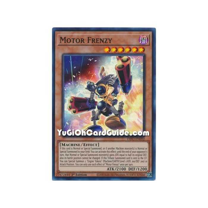 Motor Frenzy (Super Rare) – Dimension Force | Carta YUGIOH en México