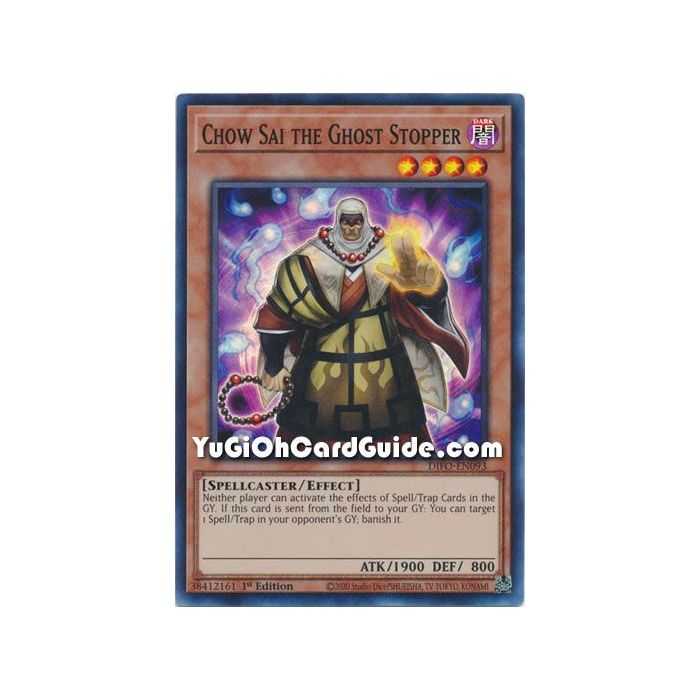 Chow Sai the Ghost Stopper (Super Rare) – Dimension Force | Carta YUGIOH en México