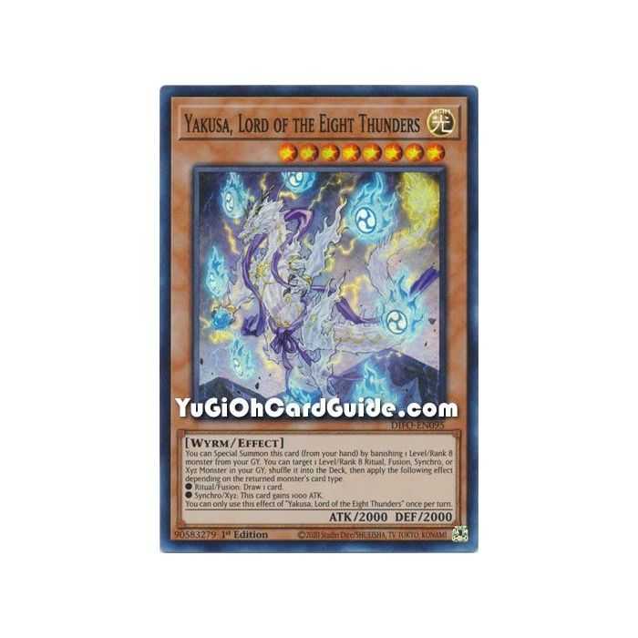 Yakusa, Lord of the Eight Thunders (Super Rare) – Dimension Force | Carta YUGIOH en México