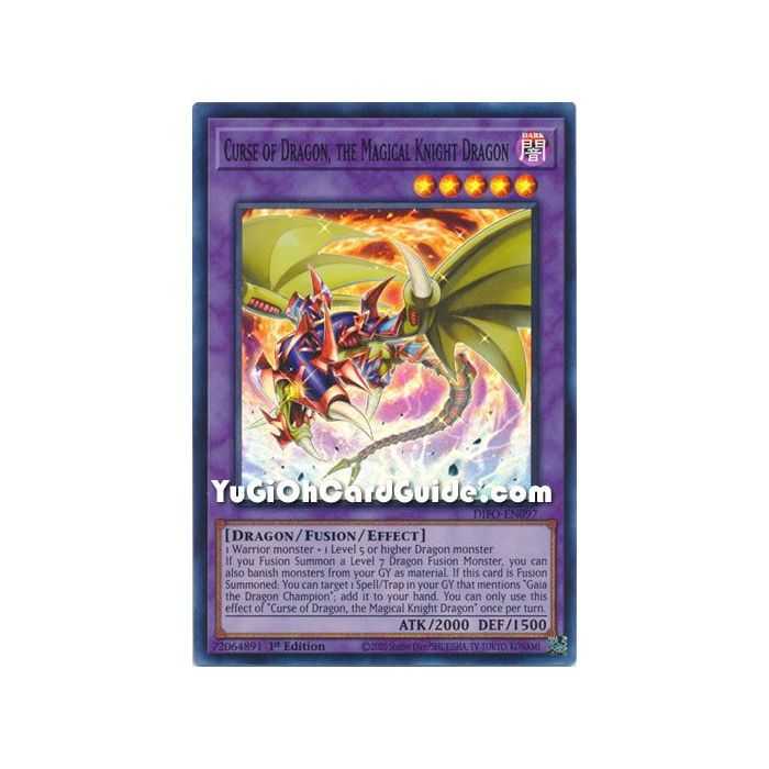 Curse of Dragon, the Magical Knight Dragon (Super Rare) – Dimension Force | Carta YUGIOH en México